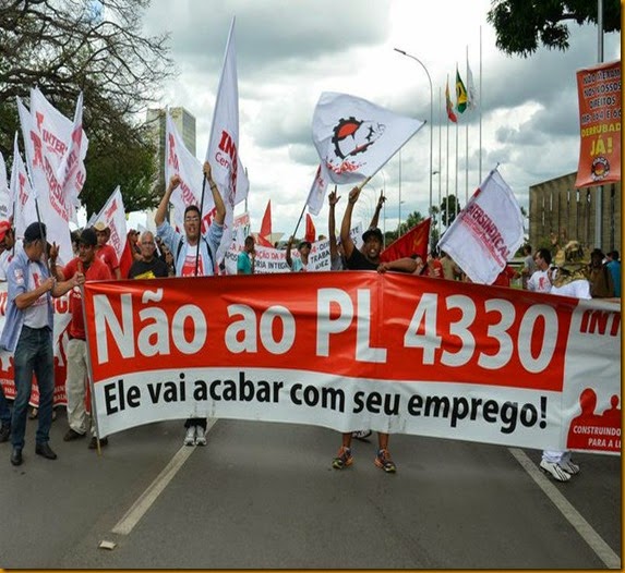 ato contra a Terceirização