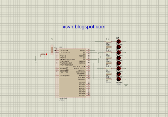 giao tiếp nút nhấn pic16f877a ccs