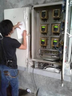 Instalasi Flow meter ultrasonic clamp on untuk air dingin mesin chiller