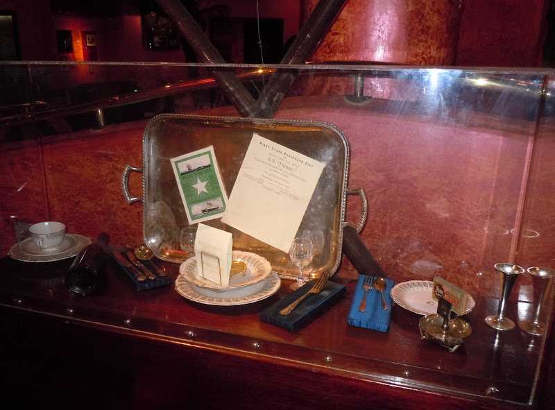 Titanic dining room film props