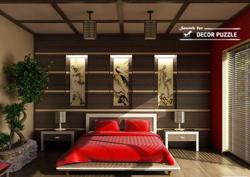  modern Japanese-style bedroom wall decor ideas 