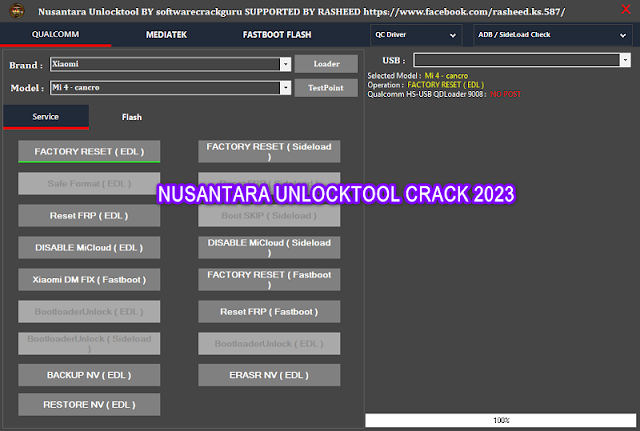 Nusantara Unlocktool v2023(Free Loader)