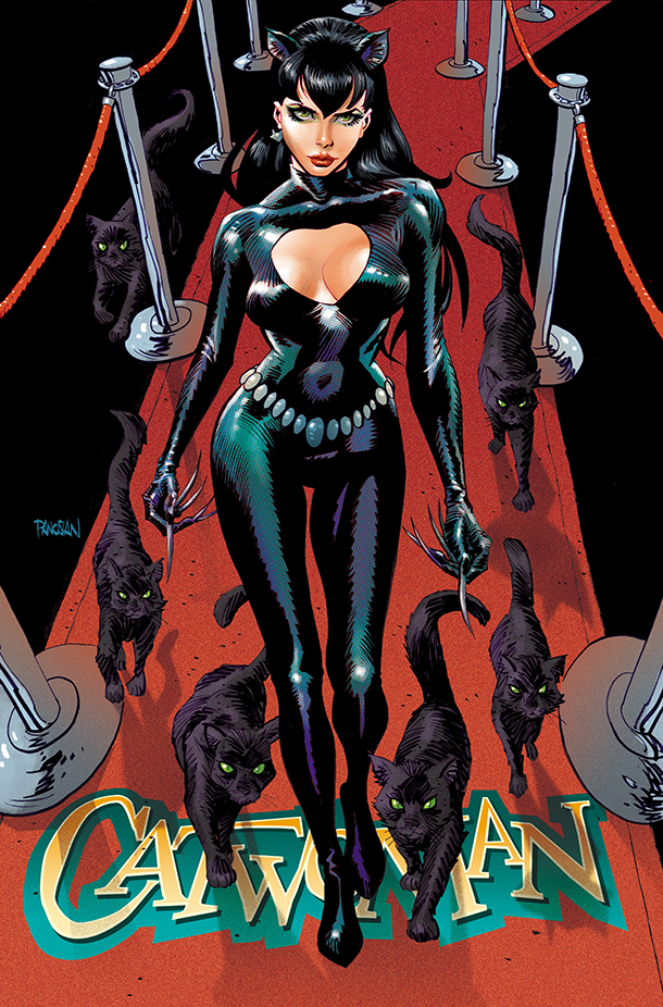 Catwoman variant cover illustrated by Belen Ortega and Dan Panosian
