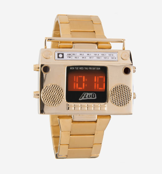 saw the Fl ü d BoomBox Watch in a Hip Hop Weekly magazine someone ...