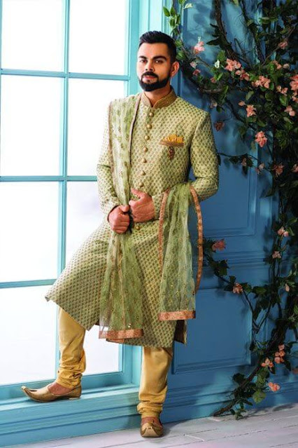 Virat Kohli Wedding Dress.