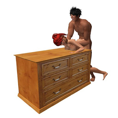 39Violent Doggy' comes as an innocuouslooking chest of drawers whose poses