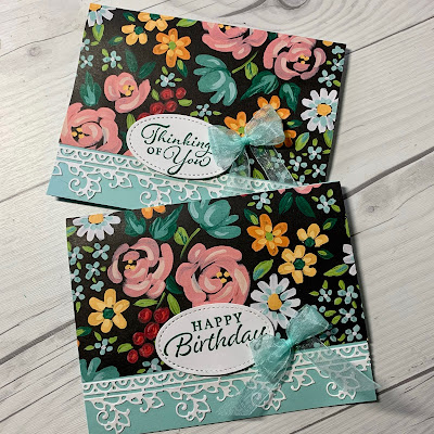 Greeting Card ideas using Stampin' Up! Happy Thoughts Stamp Set