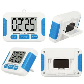 Kitchen Cooking Timer Digital Count-Down Up Clock LCD Display Loud Alarm Magnetic hown - store