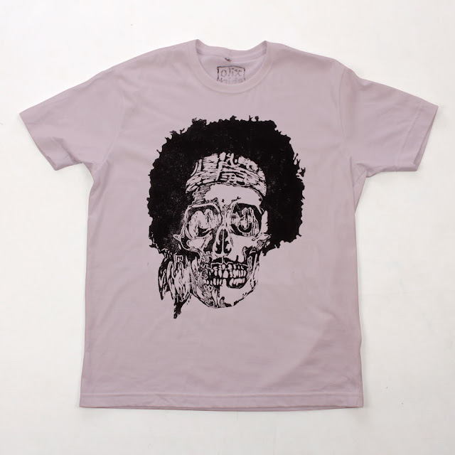 Camiseta - Séries "Caveira" e "Jimi Hendrix"