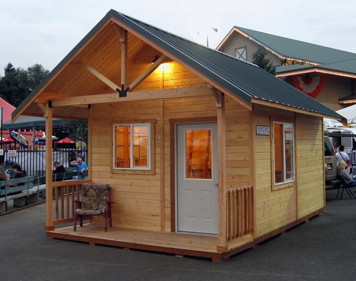 How to Build a House Out of a Wood Storage Shed