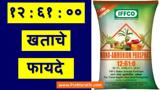 12 61 00 Fertilizer Benefits in Marathi