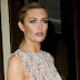 Abbey Clancy goes knicker-less in sheer panel Union Flag dress at Fashion for the Brave