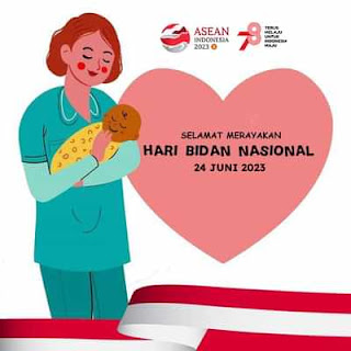 poster ucapan hari bidan nasional 2023