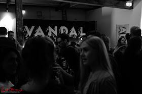 Art crowd at Vandal - Photography by Kent Johnson for Street Fashion Sydney.