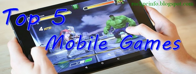Top 5 Mobile Games | Top 5 Andriod Games in India | Best Games for Mobile.
