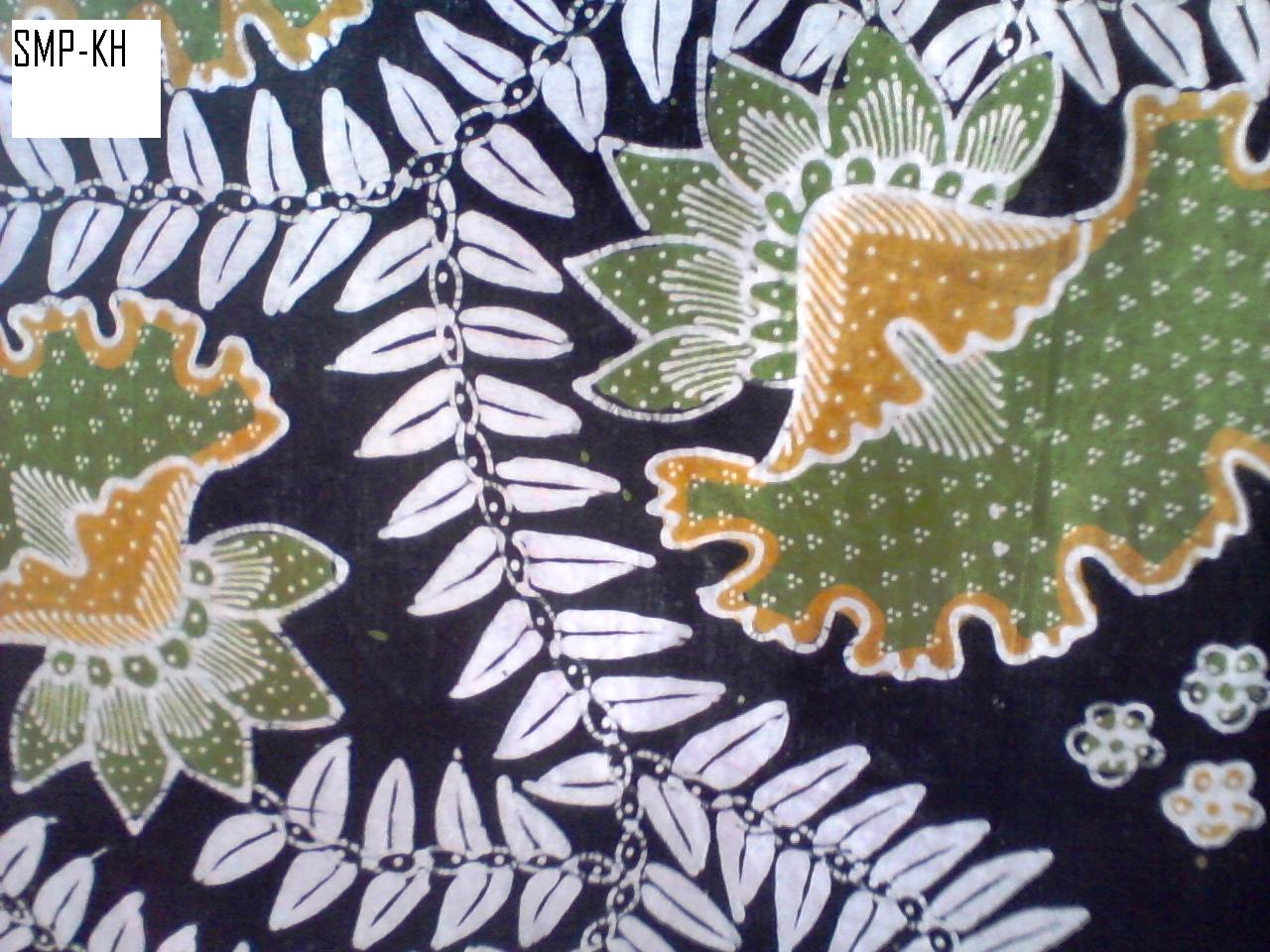  Batik  Tulis halus motif  bunga  terompet workshop batik  