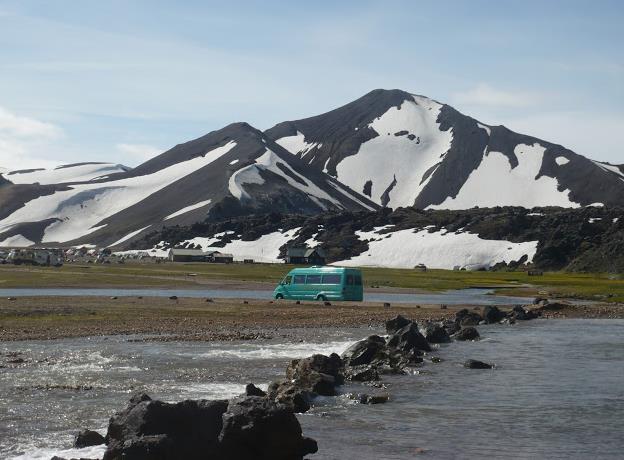 Landmannalaugar in Islanda