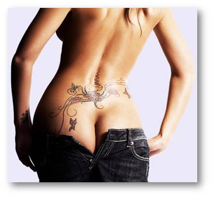 Lower Back Tribal Tattoos