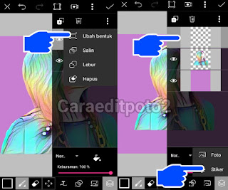 cara edit foto picsart terbaru magic splash