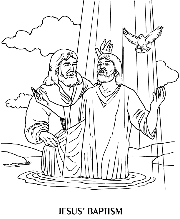 John the Baptist Coloring Pages