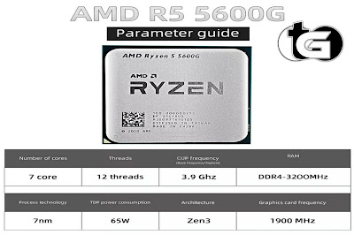 Graphics: AMD Ryzen 5 5600G R5 5600G CPU with Radeon Graphics
