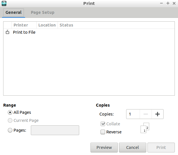 Print pages in Simple-Scan