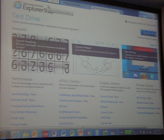 Imagen de un vistazo Internet Explorer 9 beta con Ricardo Jimenez