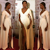 Check out Osas Ajibade's high slit gown to Miss Nigeria pageant