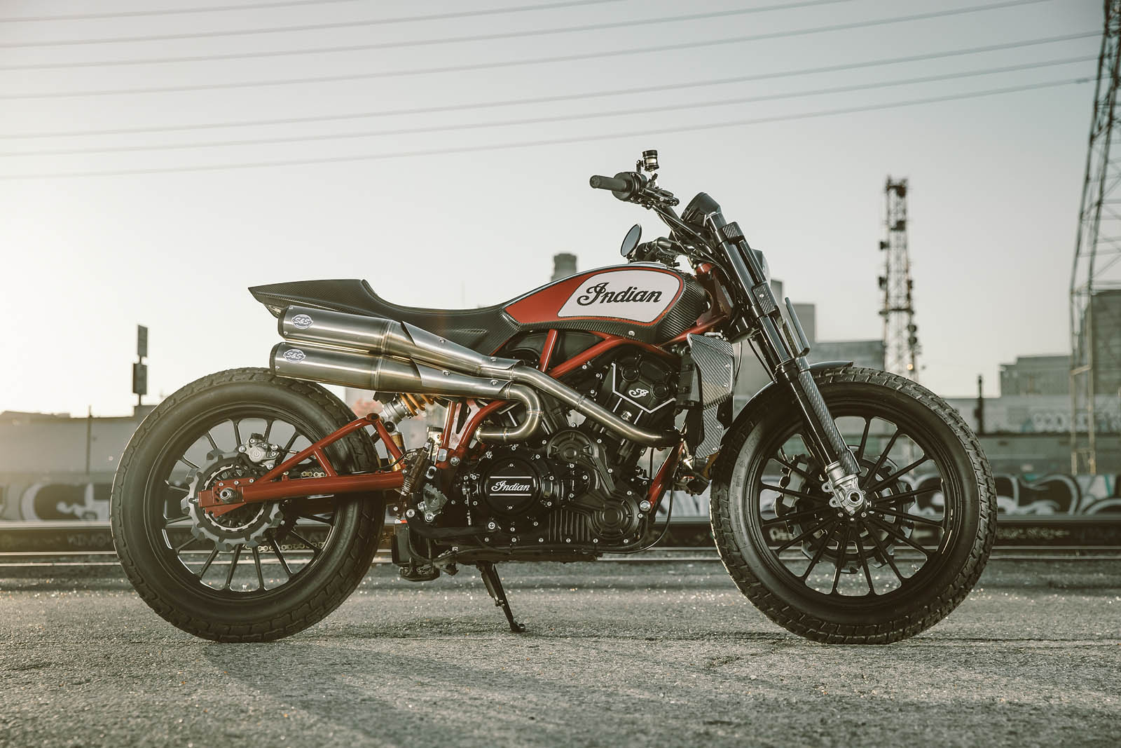 Indian Scout FTR1200 Custom Salah Satu Motor Paling Keren Di EICMA