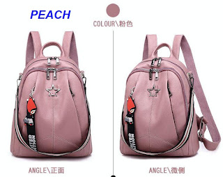 TREND MODEL TAS RANSEL WANITA TERBARU 2019 IMPORT BACKPACK CEWEK KULIT MURAH VP4215FS# SEMI PREMIUM