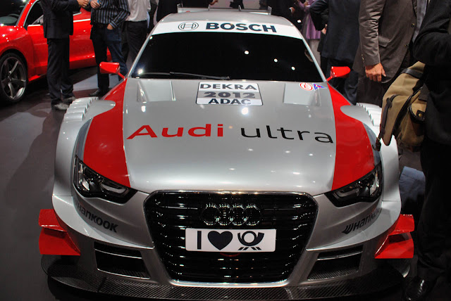 The Audi A5 DTM car racing