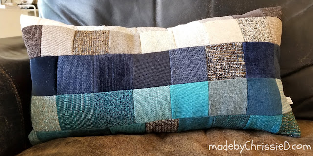 Sofa Sampler Cushion by www.madebyChrissieD.com