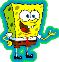 animasi gerak spongebob