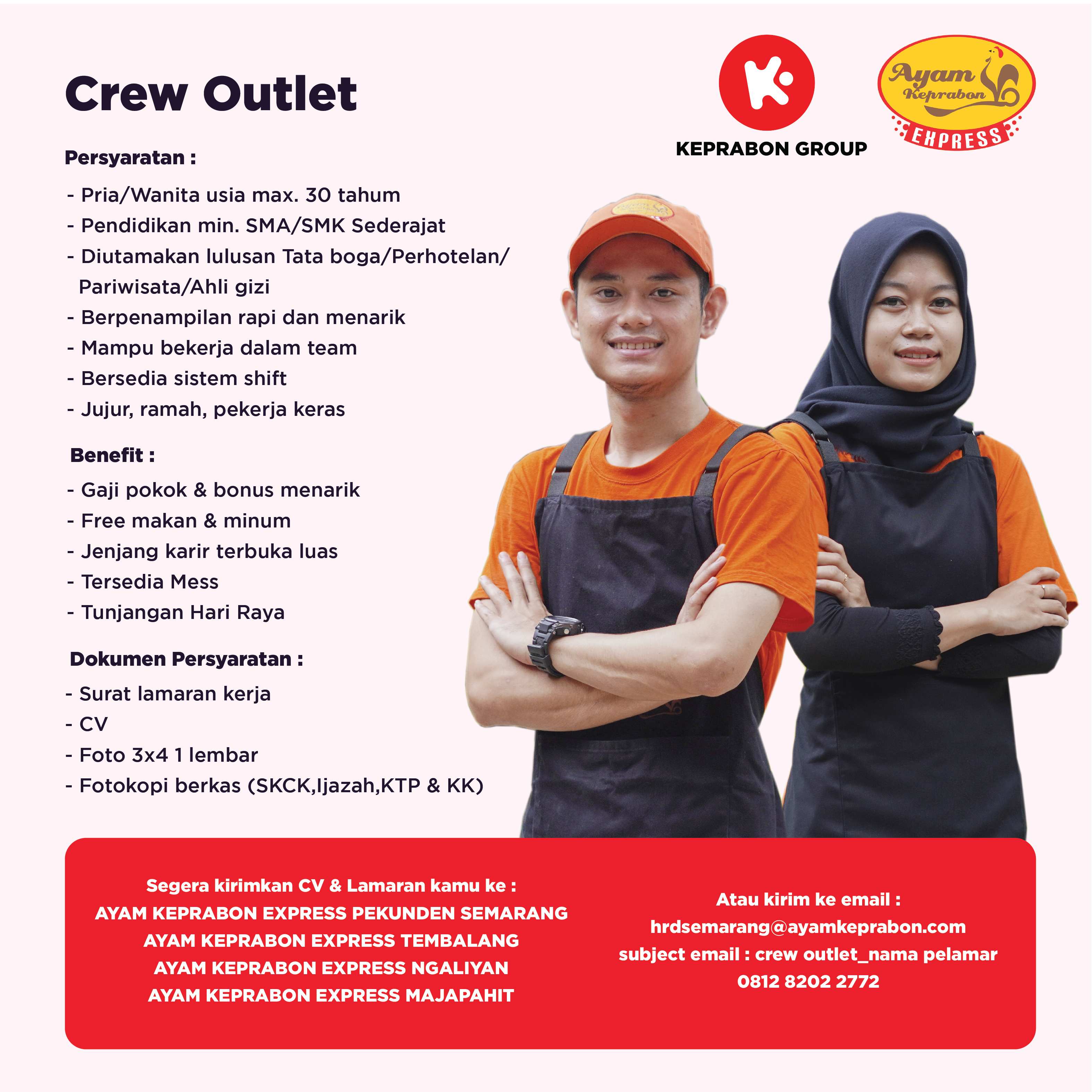 Loker Semarang di Ayam Keprabon Express Bulan Juli 2025
