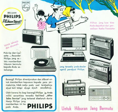 Koleksi Tempo Doeloe: Iklan jadul Radio dan TV "Philips 