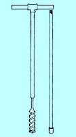 Helical hand auger tools for soil exploration