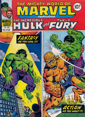 Mighty World of Marvel #282, the Hulk vs the Bi-Beast