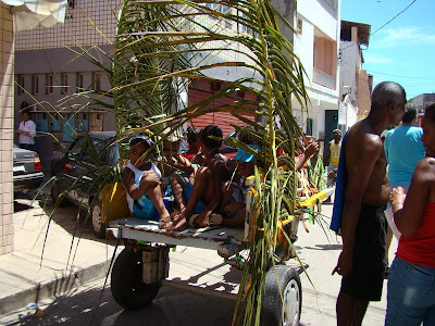 A gurizada foi de jegue