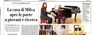 A story in La Repubblica newspaper about Casa  Milva's role in the Insula Felix Foundation