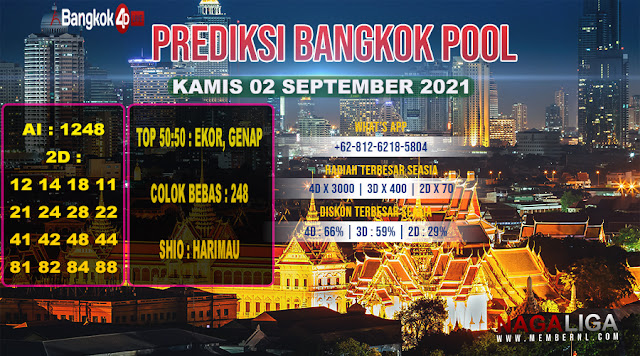 PREDIKSI BANGKOK  KAMIS 02 SEPTEMBER 2021