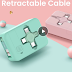 4in1 Retractable USB Type C Micro USB Cable for iPhone 14 13 12 11 Pro With Phone Stand 3in1 2in1 Charging Charger Data Cable