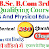 B.A, B.Sc, B.Com 3rd Year Sports and physical education 200 Questions PDF.
