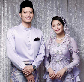 baju tunang fattah fazura