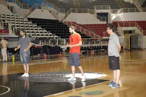 Γιώργος και Στέφανος Δέδας στο καμπ του ΠΑΟΚ