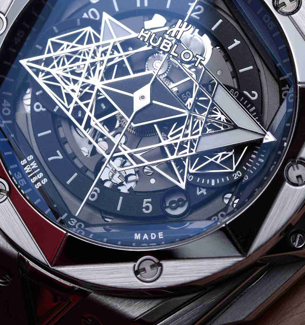 Réplique De Montres Hublot Big Bang Sang Bleu II Chronographe