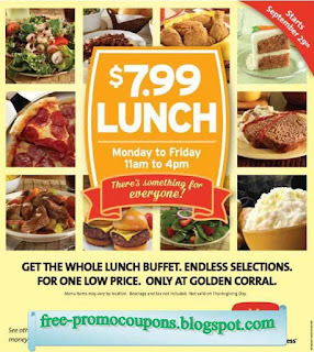 Free Printable Golden Corral Coupons