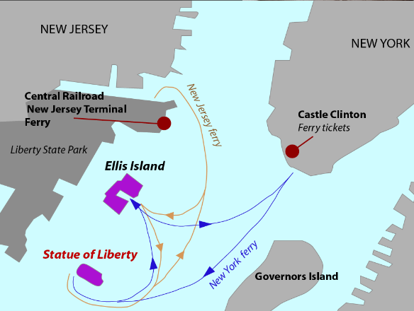 where is the statue of liberty located
