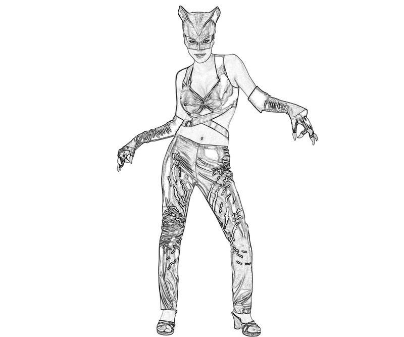 batman-arkham-city-catwoman-pose-coloring-pages