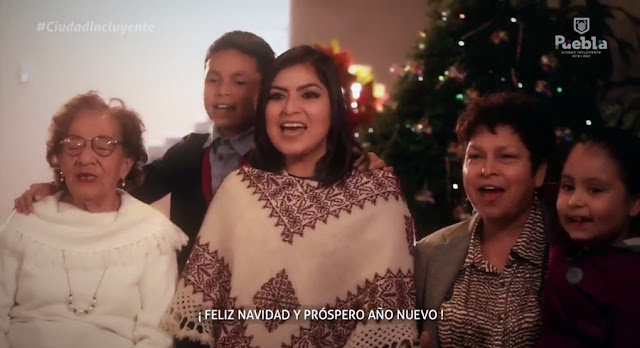 En estas fechas las familias poblanas deben unirse más: Claudia Rivera
