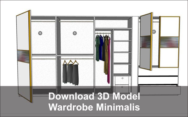 download Wardrobe Minimalis